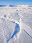 Landscape at frozen Gronfjorden-Island of Spitsbergen Arctic region-Scandinavia-Norway Art Print